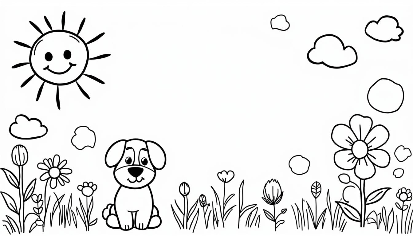 Coloriage 3 ans à imprimer pdf : ce que le document doit contenir