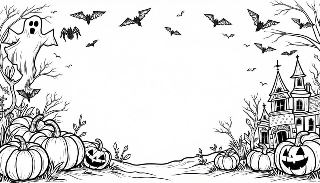 Coloriage Halloween à imprimer pdf : ce que le document doit contenir