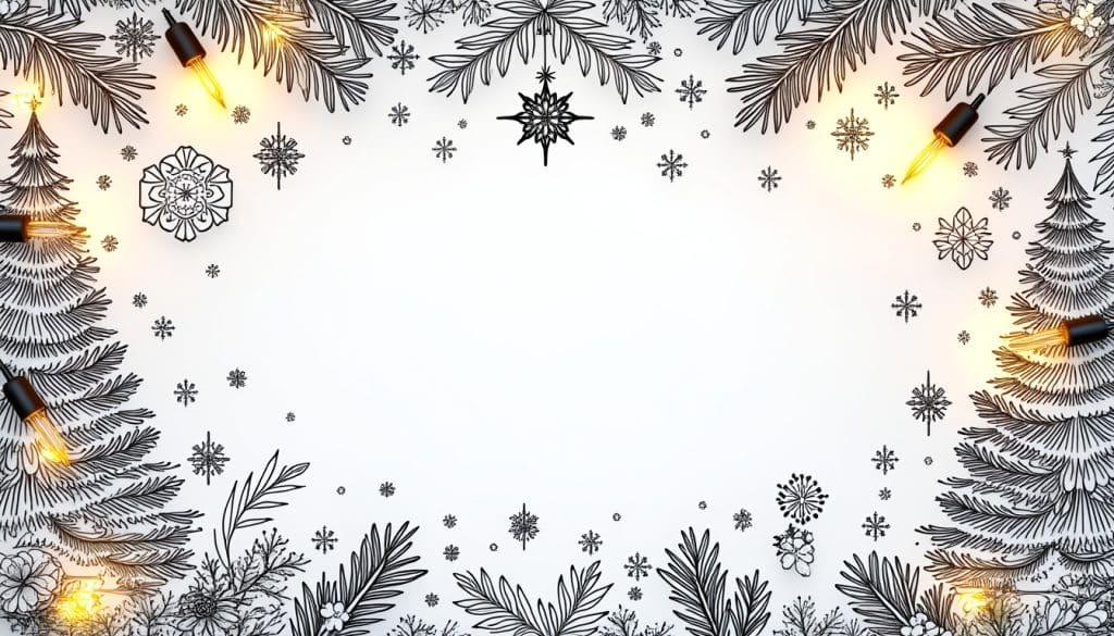 Coloriage Noël à imprimer pdf : la version à jour