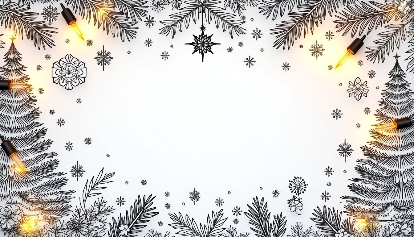 Coloriage Noël à imprimer pdf : la version à jour