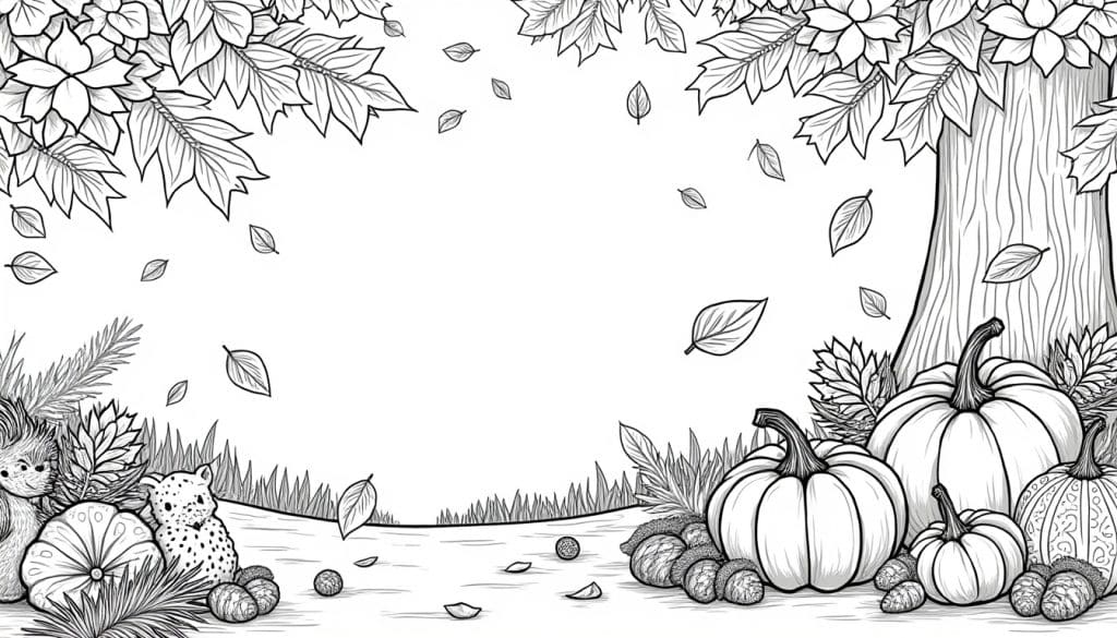 Coloriage automne à imprimer pdf : ce qu&rsquo;il doit contenir