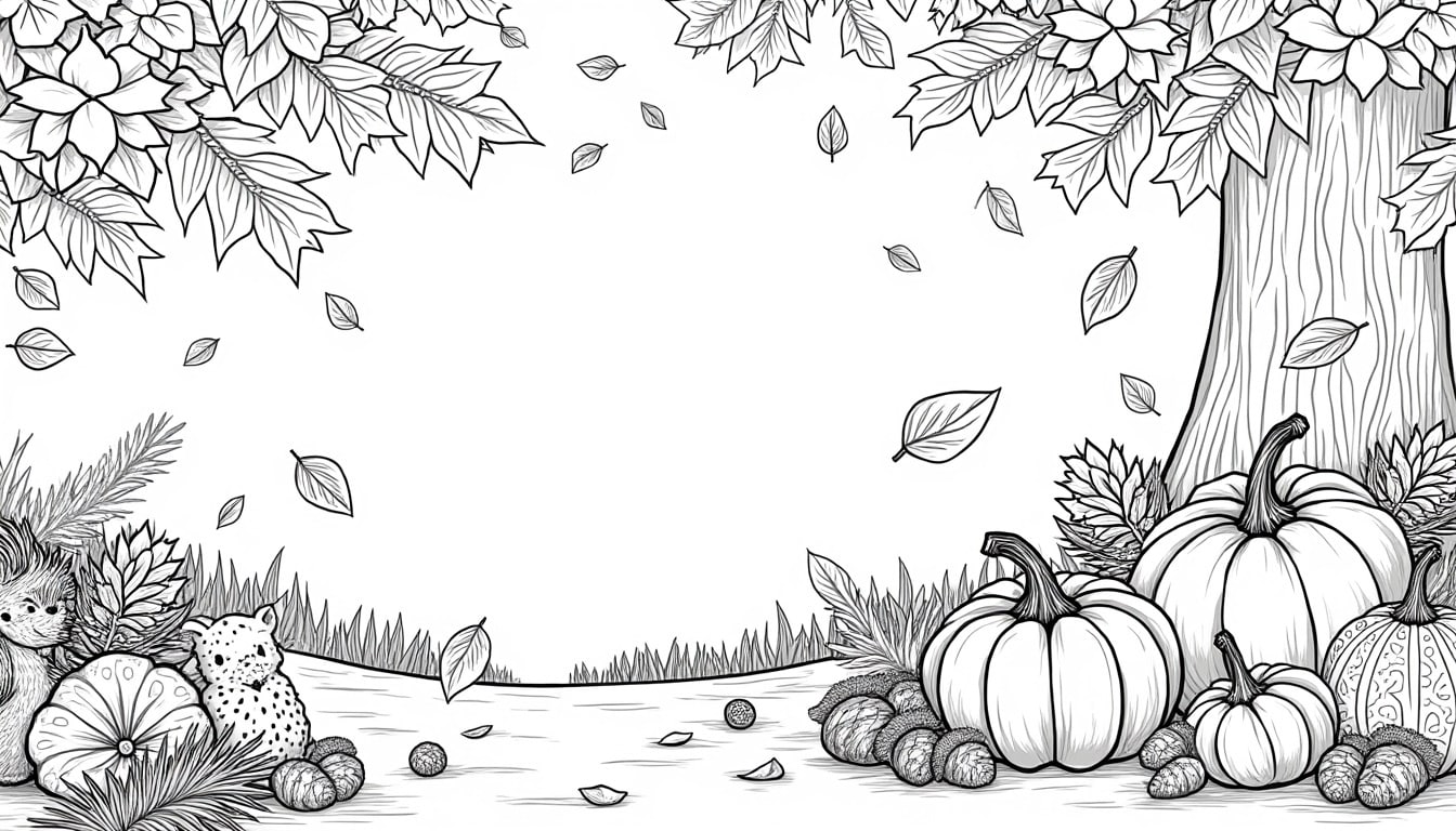 Coloriage automne à imprimer pdf : ce qu&rsquo;il doit contenir