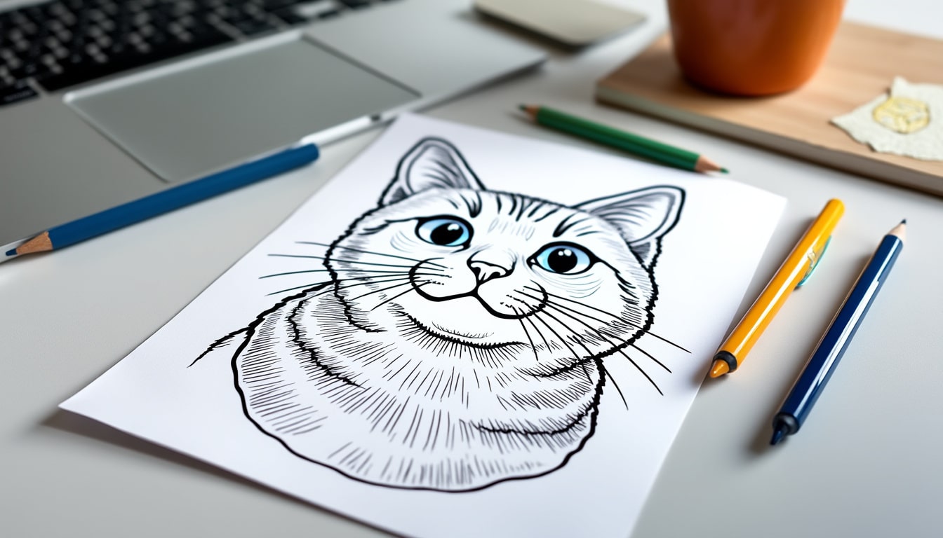 Coloriage chat à imprimer pdf : ce qu&rsquo;il faut vérifier en premier