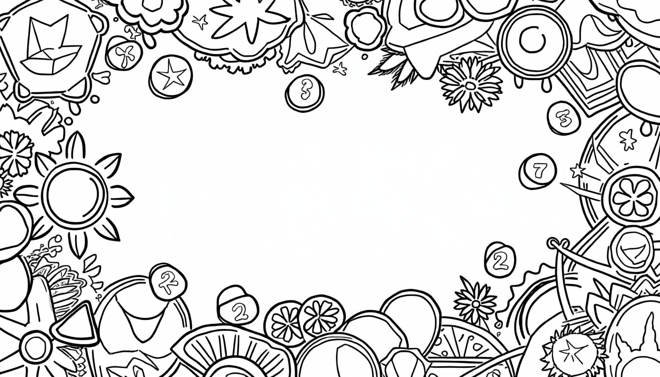 Coloriage magique ce2 à imprimer pdf : le modèle à remplir