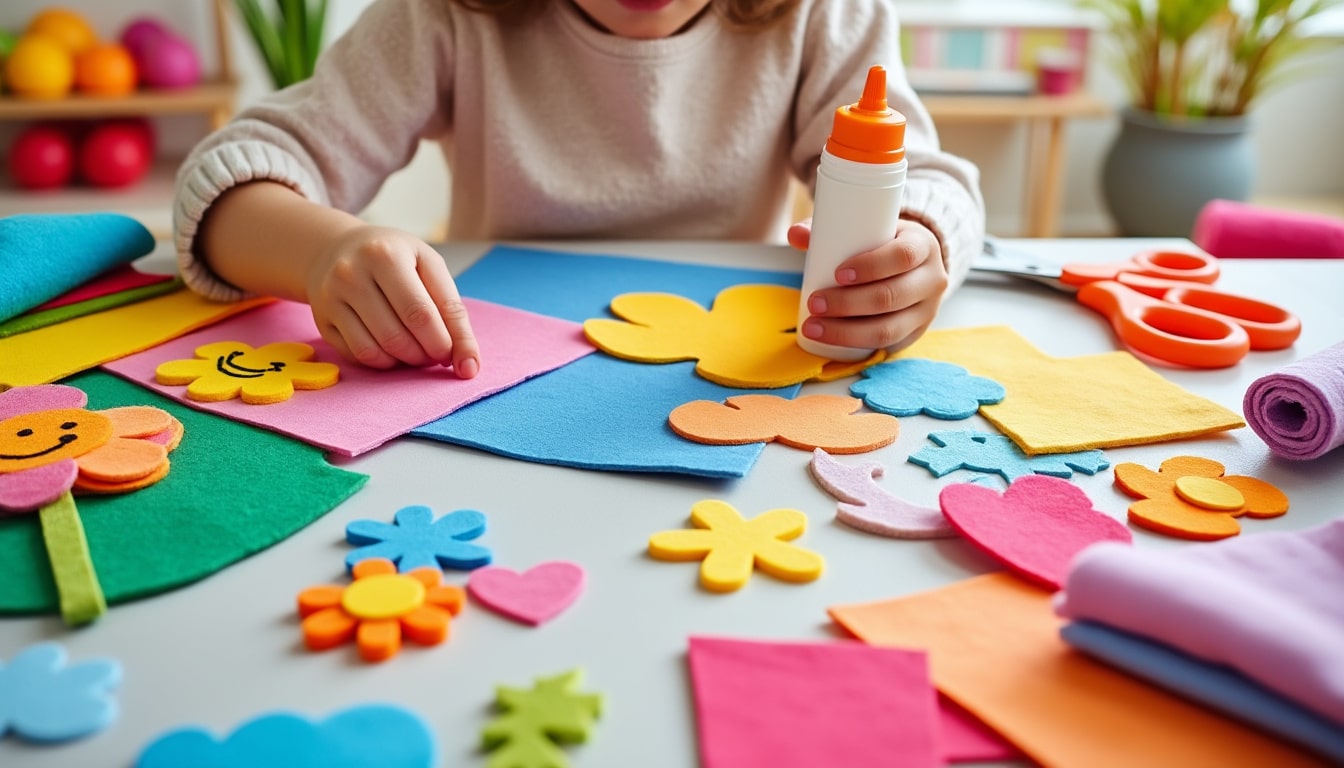 Feutrine : pourquoi elle est idéale pour les projets d&rsquo;enfants
